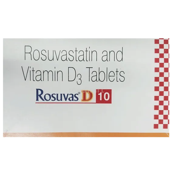 rosuvas d 10 tablet 15's